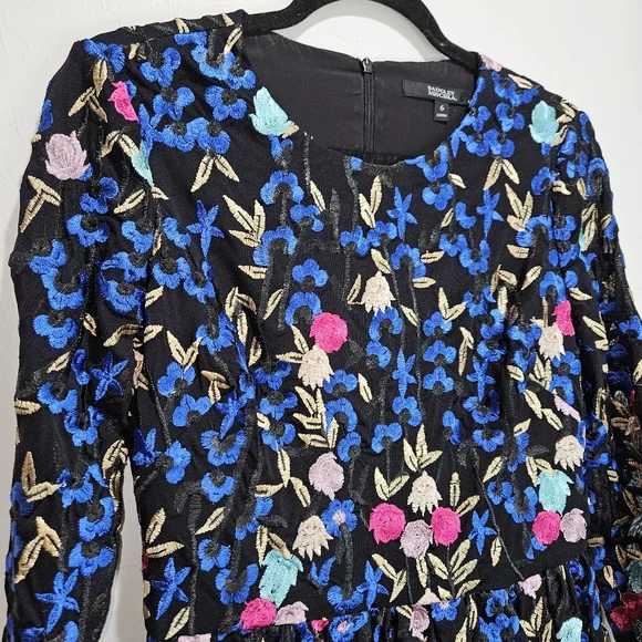 Floral Embroidered Long Sleeve Dress - Picture 6 of 16